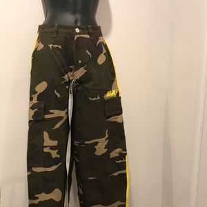 Mash Neon Camouflage cargo pants- Mistress Rocks